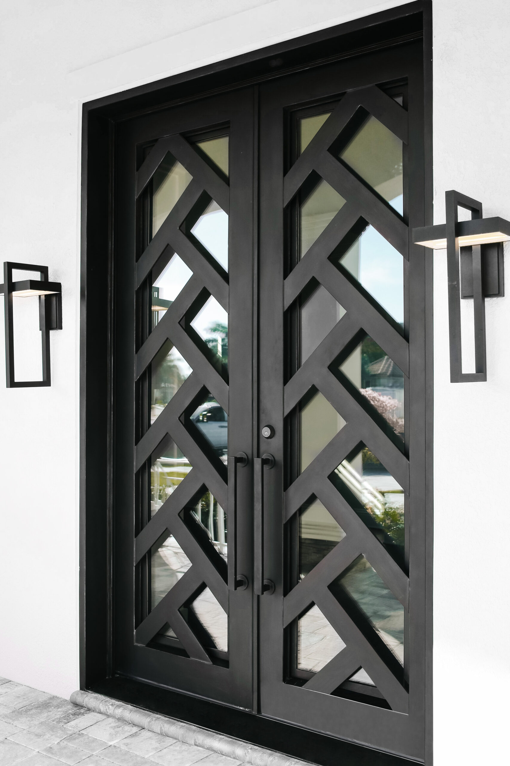 Contemporary Doors - Handcrafted Iron Doors