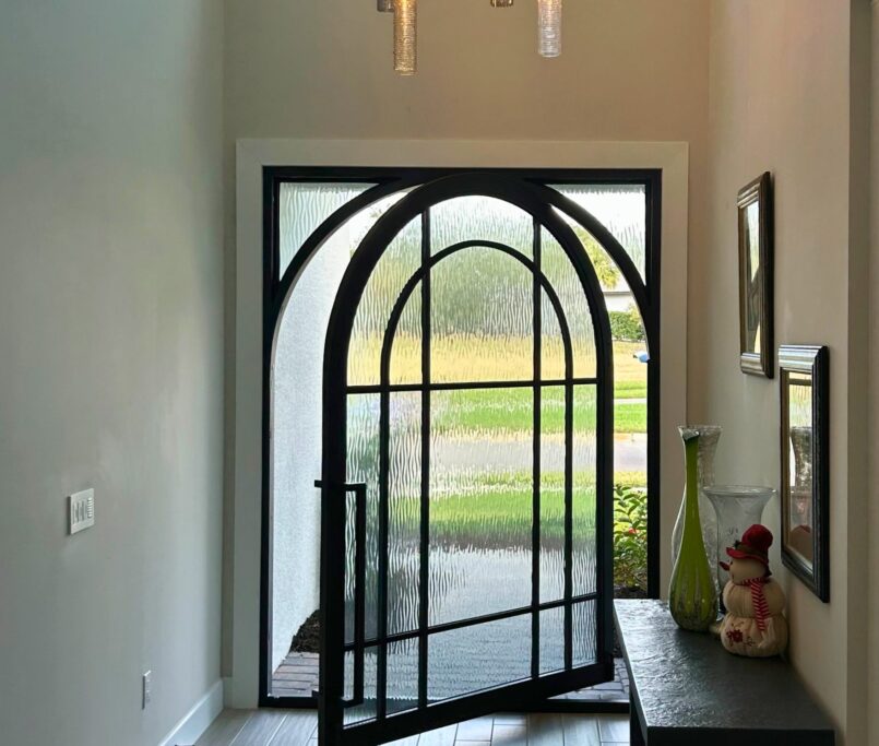 Pivot Front Doors